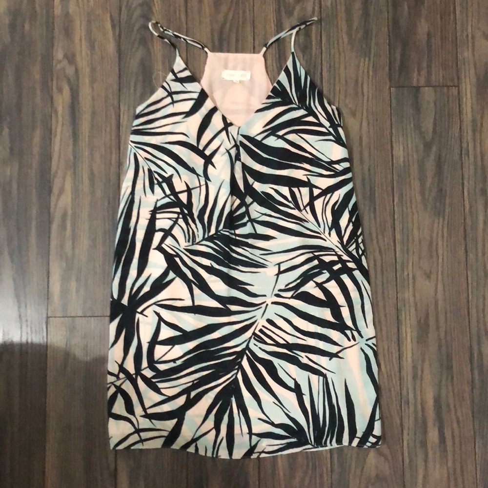 Eight sixty brand palm print dress